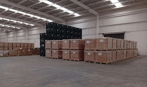 Floor storage at the Eje 140 warehouse in San Luis Potosí