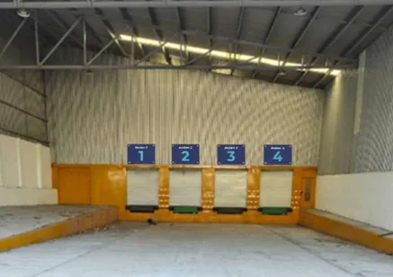 Loading docks at the Ojo Seco warehouse in Celaya